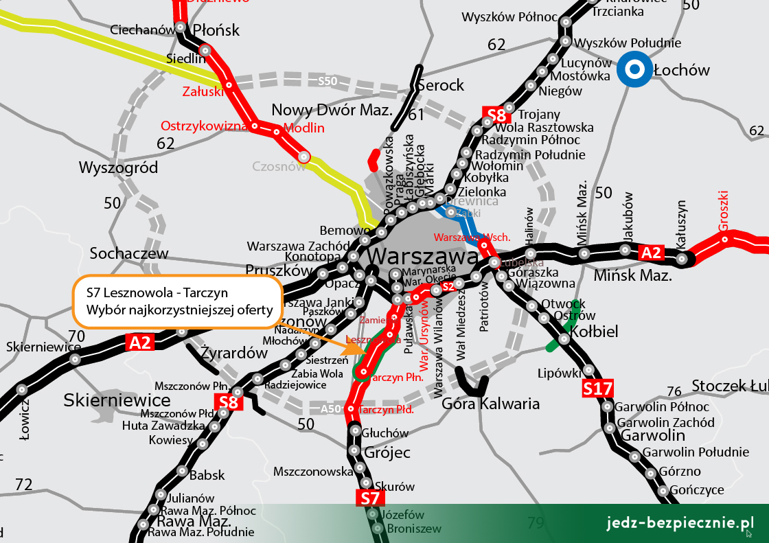 Polskie drogi - PUT Intercor dokończy S7 Lesznowola - Tarczyn